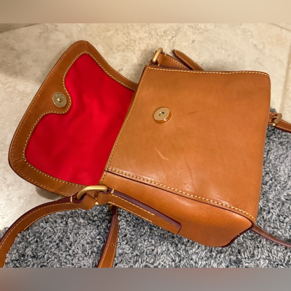Dooney & Bourke Florentine Crossbody Purse Mini Eliza w/Wallet Natural Color - Picture 8 of 8